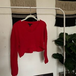V-neck sweater